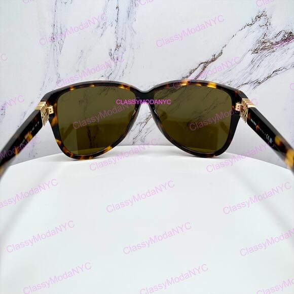 New MIU MIU Sunglasses Aviator Pilot Brown Honey Havana Tortoise main image 16